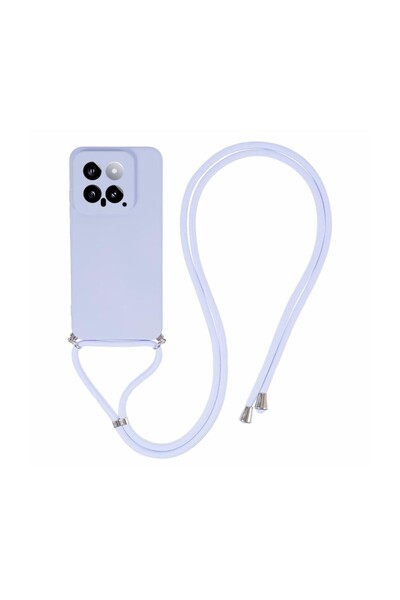 sscase Candy Colors Θήκη Σιλικόνης με Λουράκι Light Purple (Xiaomi 14 5G)