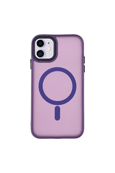 sscase Magsafe Ημιδιάφανη Σκληρή Θήκη Dark Purple (Apple iPhone 11)