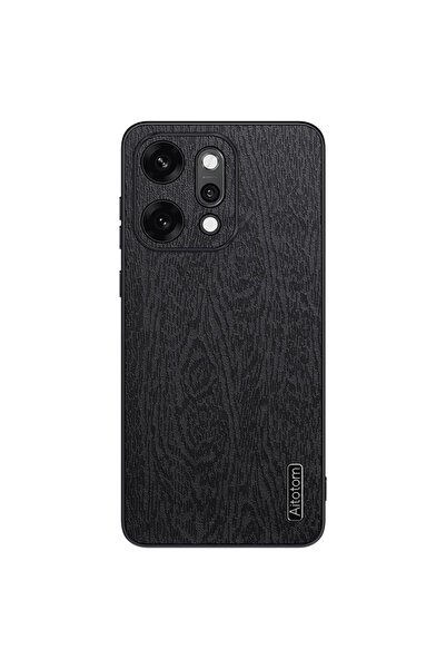 sscase Wood Σκληρή Θήκη Black (Oppo Reno14 5G)