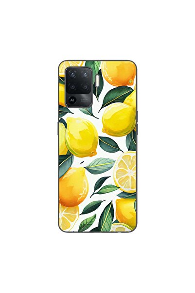 OEM Калъф, съвместим с Oppo Reno5 Lite, силиконов гел TPU, модел с десен на л...