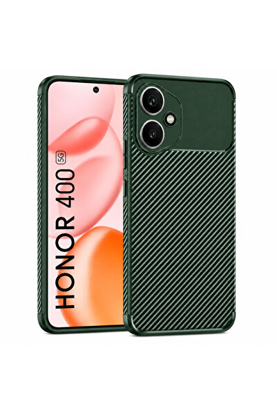 UnDePlus Huawei Honor 400 Kılıf Karbon Silikon Case