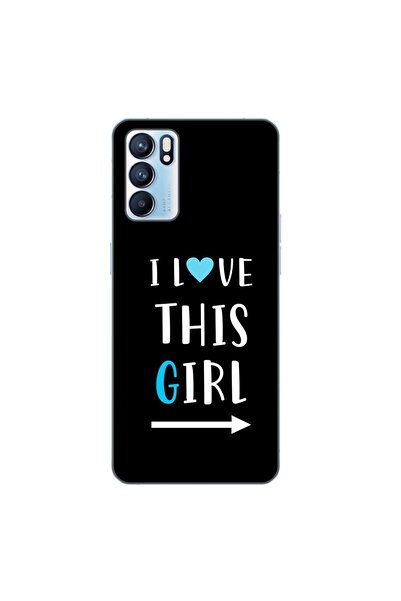 OEM Husa compatibila cu Oppo Reno6 5G Silicon Gel Tpu Model Cupluri I love Th...