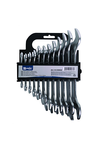 BASIC Open-end wrench 6-32mm set 12pcs BS