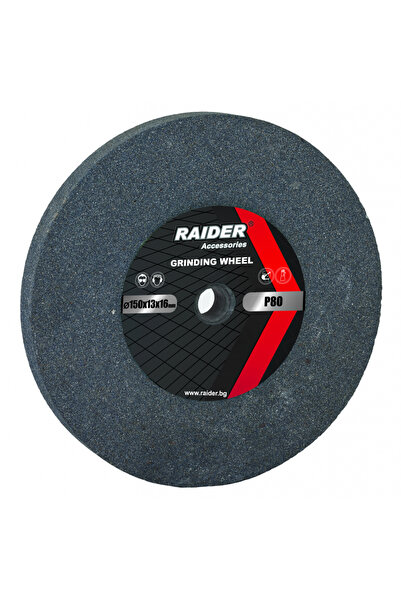 Raider Power Tools Piatra ptr polizor 150x16x13mm gri P80