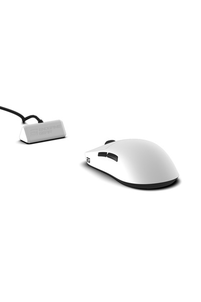 Endgame Gear Mouse de gaming OP1W 4K, Wireless 2.4GHz, cu fir USB (Alb/Negru)