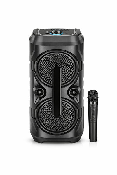 singe Boxă portabilă karaoke Sing‑e ZQS6239XW, 2×6.5”, 2×10W, LED RGB, microf...