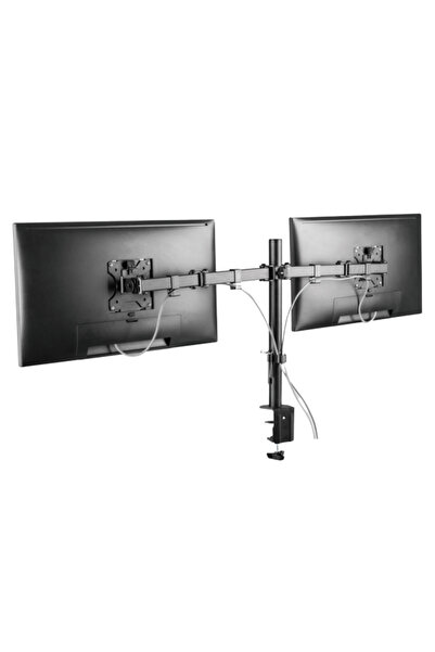 Deltaco Gaming GAM-040 Dual Monitor Desk Mount, 13-32", Black
