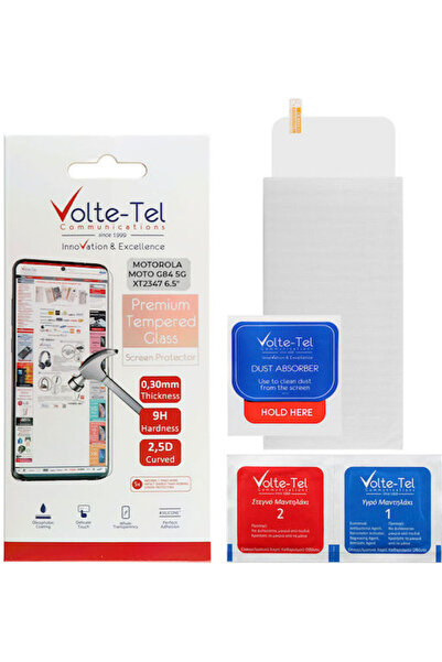 Other Volte-Tel 2.5D 0.3mm Πλήρης Κόλλα Πλήρης Κάλυψη Σκληρυμένο Γυαλί (Moto ...