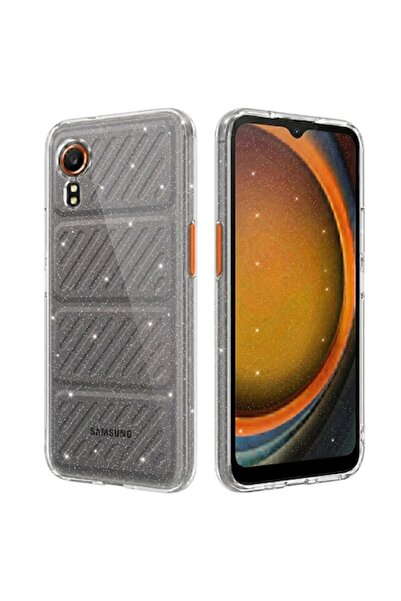 DAMUR Glitter Spark Case for Samsung Galaxy Xcover7, Flexible Silicone, Glitt...