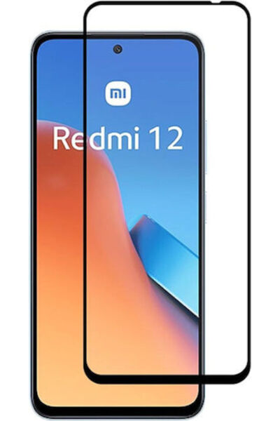Vivid Πλήρες Σκληρυμένο Γυαλί Μαύρο (Xiaomi Redmi 12)