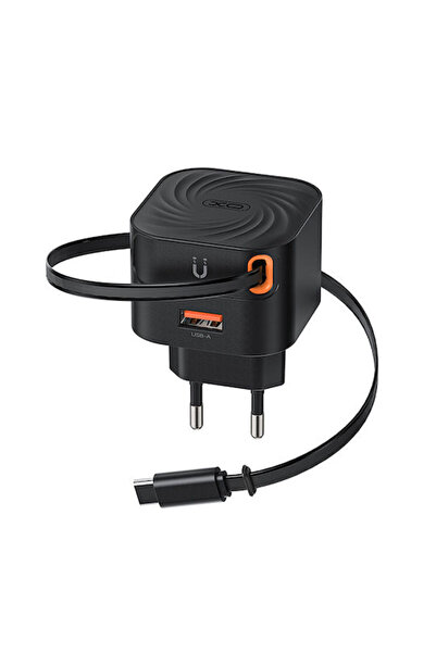 Xo Φορτιστής με θύρα USB-A και καλώδιο USB-C 20W Power Delivery / Quick Charg...