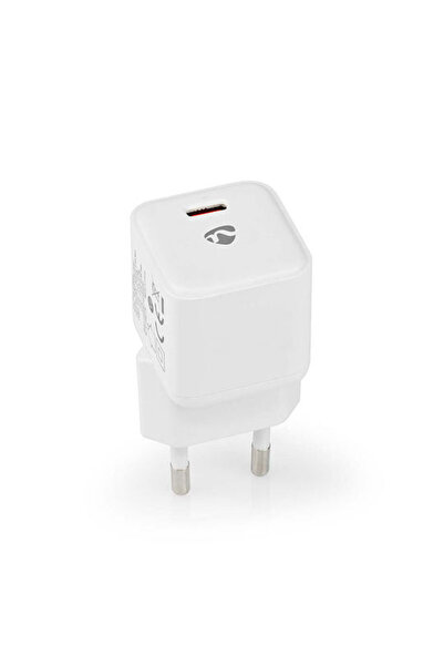 Nedis Ασύρματος φορτιστής με θύρα USB-C, 20W Power Delivery, Λευκός