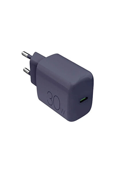 Puro Φορτιστής Χωρίς Καλώδιο με Θύρα USB-C 30W Γκρι (Prolite)