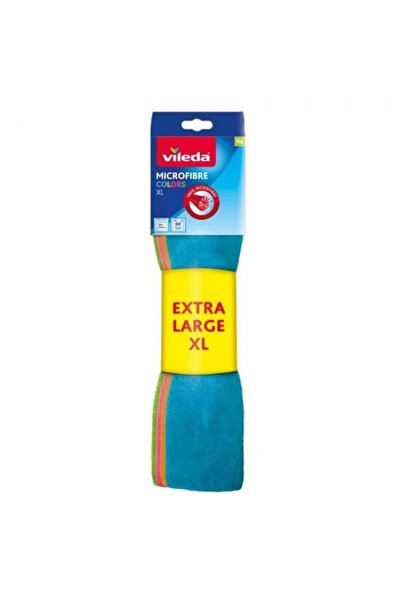 Vileda Microfiber Cloths Extra Large 159616, 4 pieces (Multicolor)