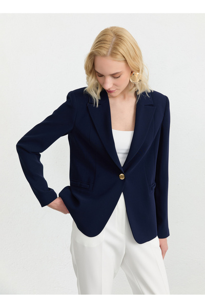 Selen Lacivert Kadın Ceket 26YSL1594