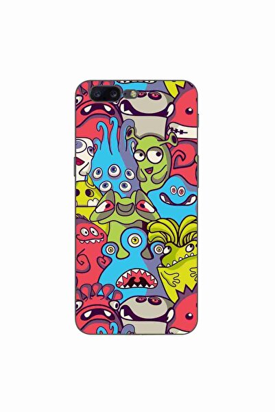 OEM Husa compatibila cu OnePlus 5 Silicon Gel Tpu Model Squishi Monsters