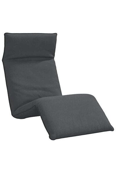vidaxl Șezlong pliabil Antracit 175x54x8,5 cm țesătură Oxford