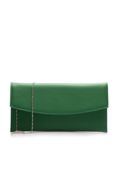 UrbanShoes Geantă plic slim damă din piele naturală - 4015 Verde Box