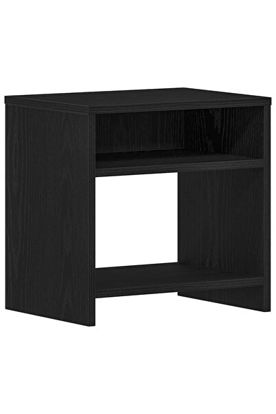 vidaxl Noptiera stejar negru 40x30x40 cm lemn prelucrat