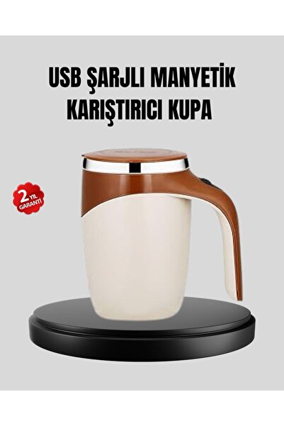 Toptan Bulurum USB Şarjlı Manyetik Karıştırıcı Kupa Otomatik Karıştırma Pasla...