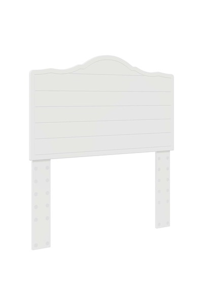 vidaxl Tăblie cap Alb Lucios 75 cm Lemn compozit