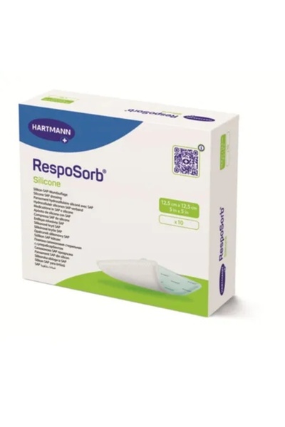 Hartmann Pansament RespoSorb Silicon, 12,5 x 12,5 cm, 10 bucăți