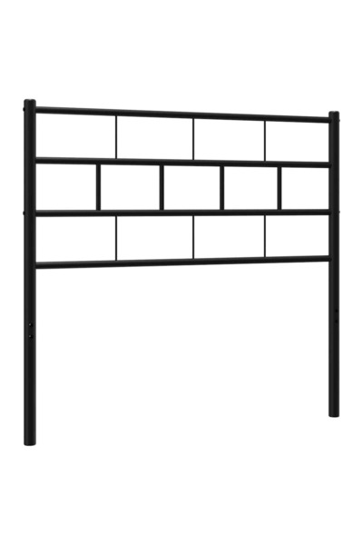 vidaxl Metal replacement headboard, black, 75 cm