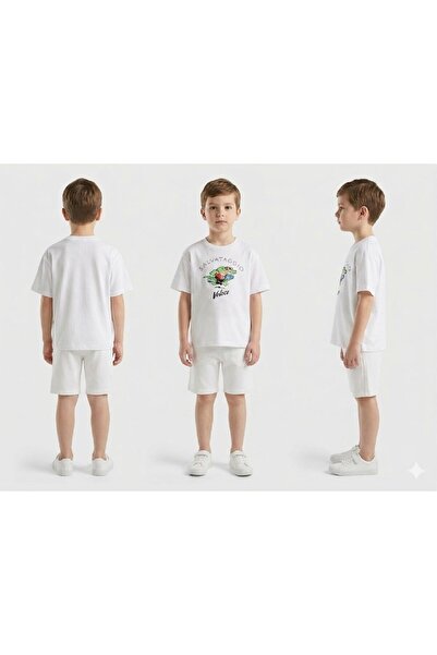Benetton Boy's Crew Neck T-Shirt