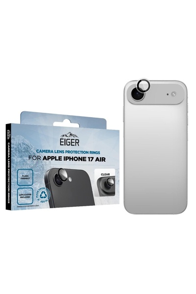 EIGER Folie de sticlă pentru cameră 3D Mountain Glass GRS iPhone Air Clear