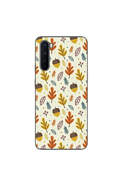 OEM Husa compatibila cu OnePlus Nord Silicon Gel Tpu Model Autumn Pattern