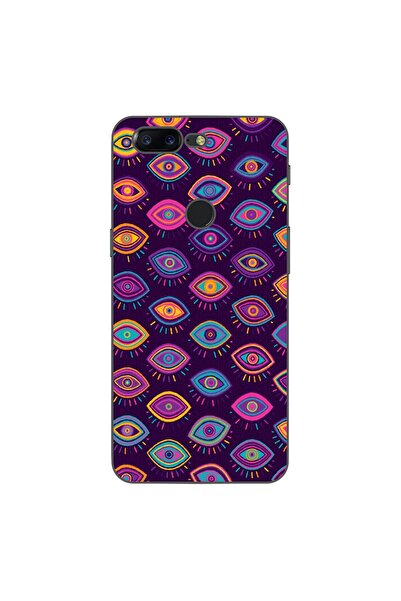 OEM Husa compatibila cu OnePlus 5T Silicon Gel Tpu Model Tribal Eyes