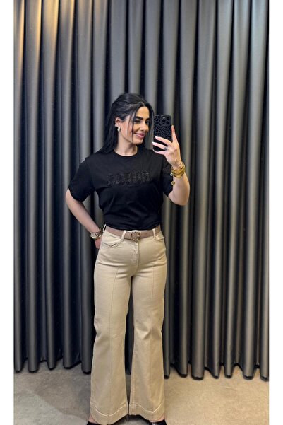 Nisam Tencel Pleated Palazzo Trousers