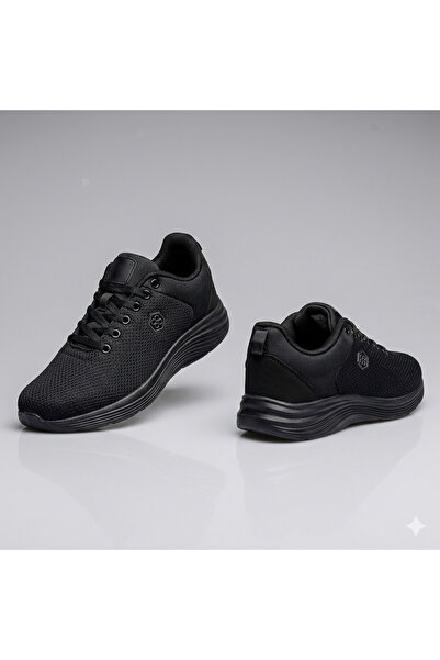 GT Ayakkabı 6 cm Height Increasing Hidden Heel Black Men's Sports Shoes Gtbes...
