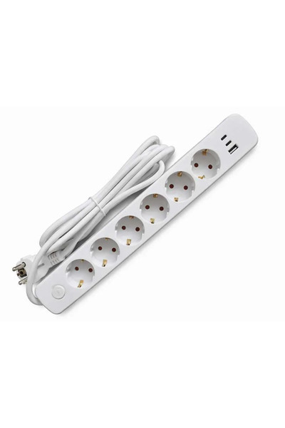 ALIEN Πολύπριζο 6 θέσεων με USB και Type C 3μ