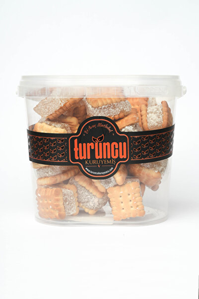 Turuncu Kuruyemiş Bisküvili Lokum 500 gr