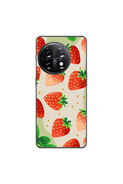 OEM Husa compatibila cu OnePlus 12R Silicon Gel Tpu Model Capsuni Pattern