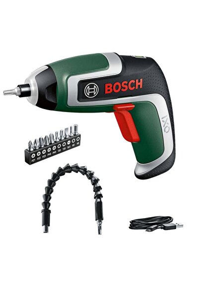 Bosch IXO 7 Cordless Screwdriver 3.6V Li-Ion Soft Grip Flexible Extension 10 ...