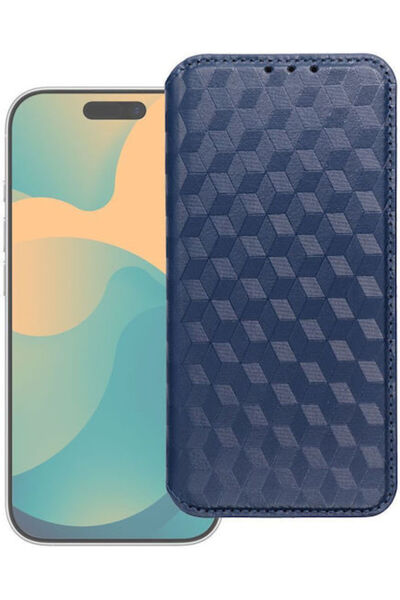 OEM 5g Cubic Book Συνθετικό Δέρμα / Πλαστικό Μπλε (Redmi Note 15)