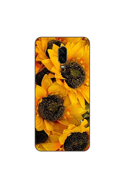 OEM Husa compatibila cu OnePlus 6T Silicon Gel Tpu Model Floarea Soarelui
