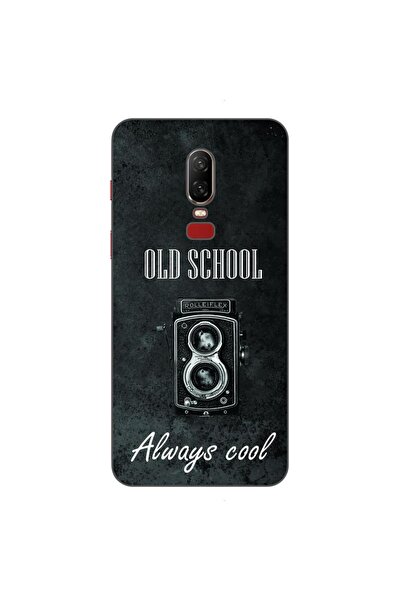 OEM Husa compatibila cu OnePlus 6 Silicon Gel Tpu Model Retro Camera