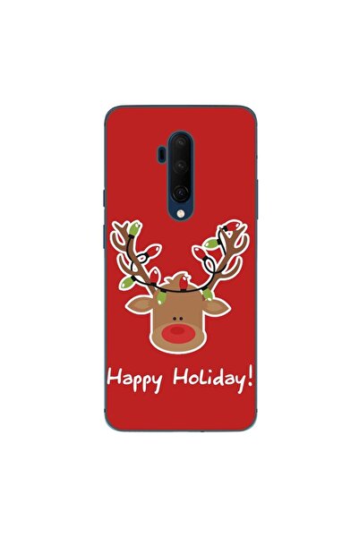 OEM Case compatible with OnePlus 7T Pro Silicone Gel Tpu Pattern Christmas Re...