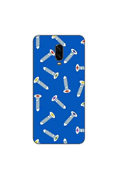 OEM Husa compatibila cu OnePlus 6T Silicon Gel Tpu Model Screws Pattern