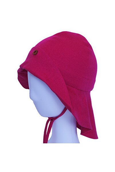 Azitta Zatta Design Palarie de soare pentru copii din in prespalat,Culoare Fu...