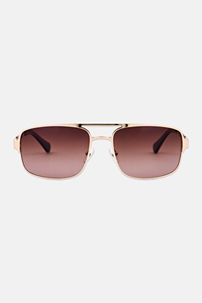 Timberland نظارات شمسية رجالية TB0006532H63 Aviator، ذهبية