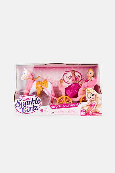 Sparkle Girlz مجموعة لعب الحصان والعربة من زورو