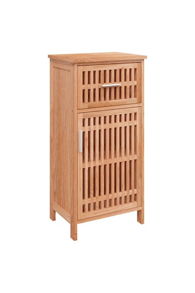 vidaxl Bathroom cabinet, 42x29x82 cm, solid walnut wood
