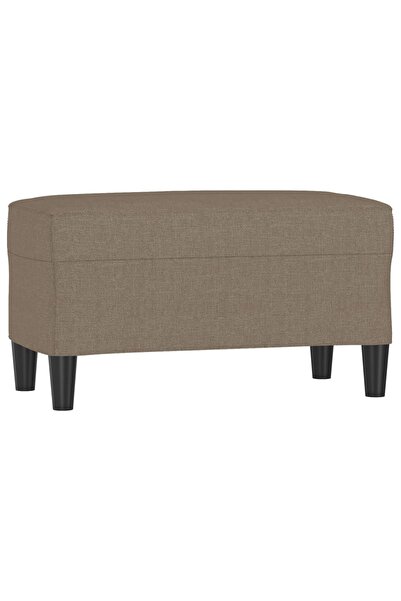 vidaxl Bancă, gri taupe, 70x35x41 cm, textil