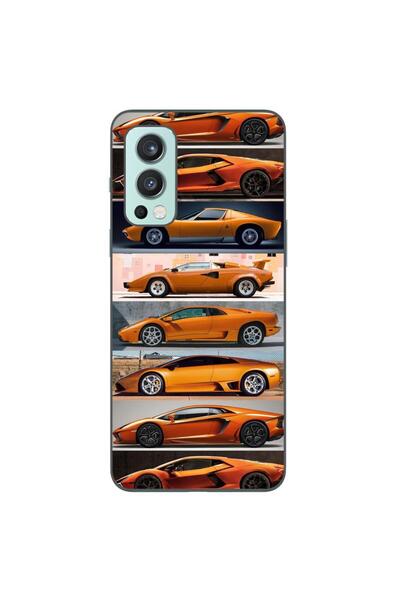 OEM Husa compatibila cu OnePlus Nord 2 Silicon Gel Tpu Model Masini Lamborghini