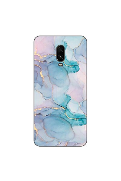 OEM Husa compatibila cu OnePlus 6T Silicon Gel Tpu Model Abstract Watercolor ...