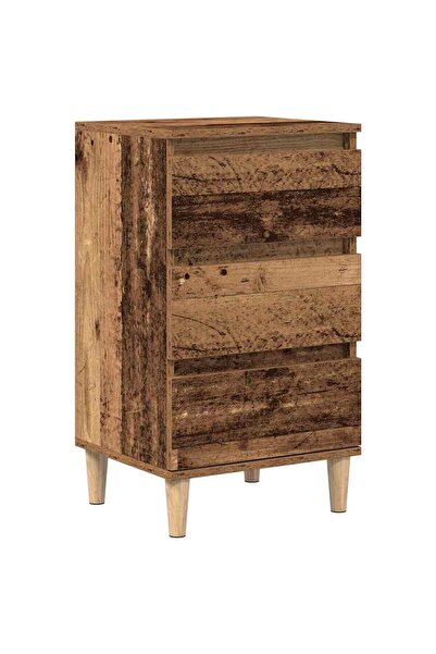 vidaxl Dulap de noapte Lemn vechi 40 x 35 x 70 cm Lemn compozit